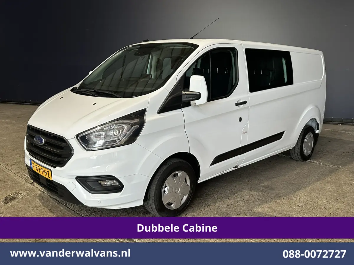 2.0 TDCI 131pk L2H1 Dubbele Cabine Euro6 Airco | 5-Zits | Camera | LED | 2800kg Trekhaak | Apple Carplay Cruisecontrol, Android Auto, Stoelverwarming, Verwarmde Voorruit, Parkeersensoren