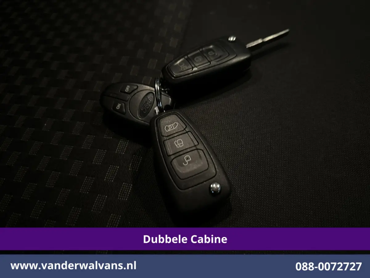 2.0 TDCI 130pk L2H1 Dubbele Cabine Euro6 Airco | 5-Zits | Navigatie | Apple Carplay | LED | Cruisecontrol Android Auto, Stoelverwarming, Parkeersensoren, Achterklep
