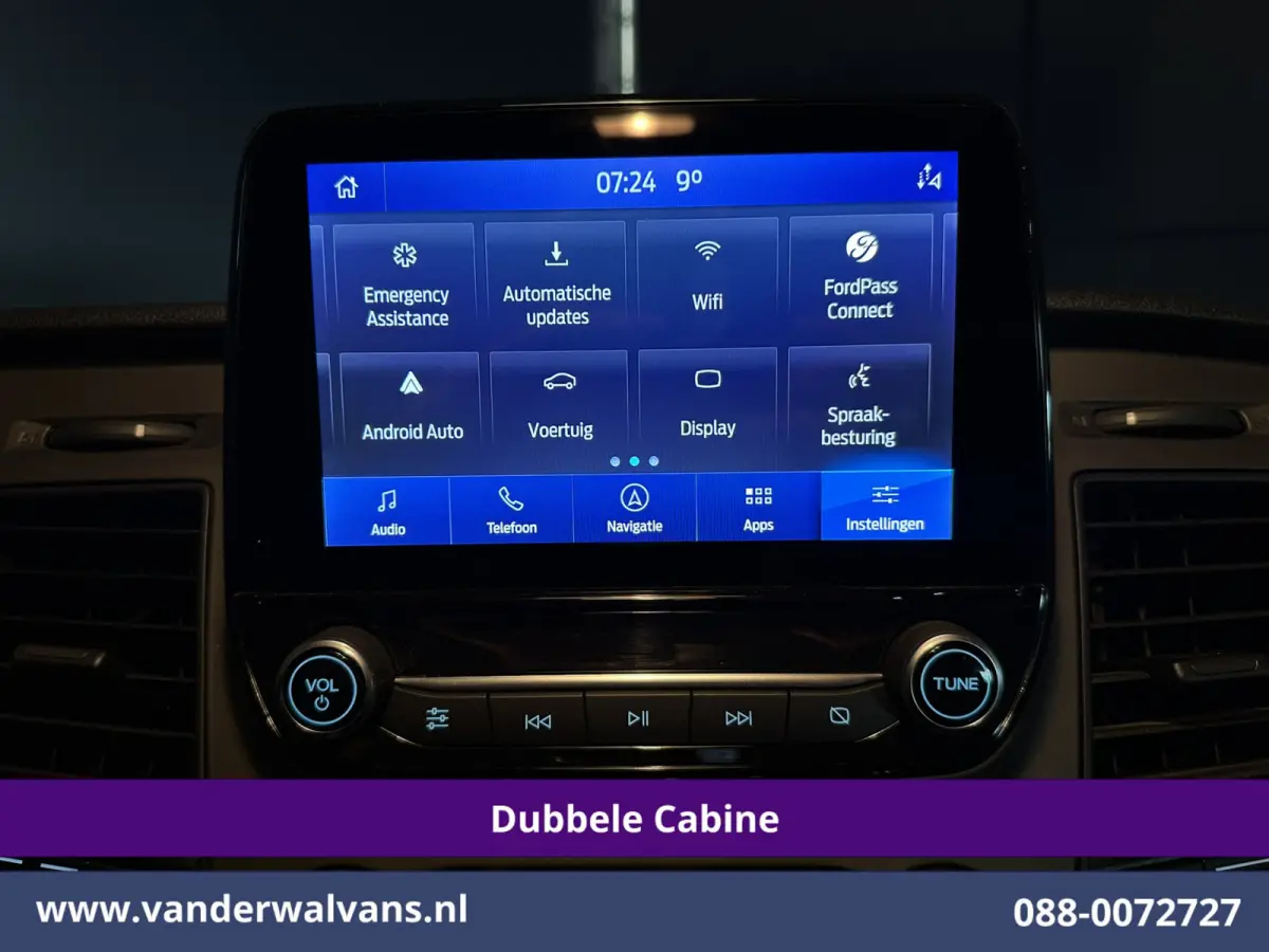 2.0 TDCI 130pk L2H1 Dubbele Cabine Euro6 Airco | 5-Zits | Navigatie | Apple Carplay | LED | Cruisecontrol Android Auto, Stoelverwarming, Parkeersensoren, Achterklep