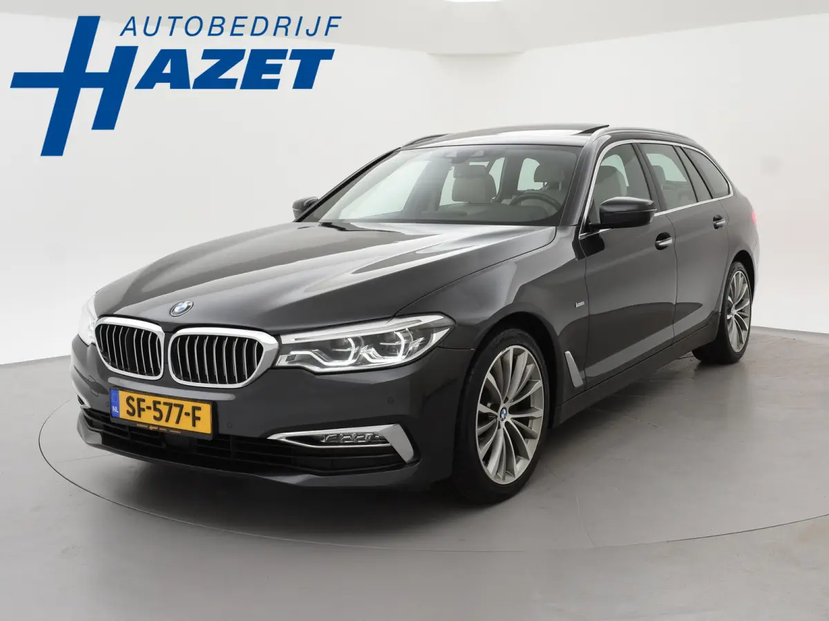 520i H.E. 184 PK AUT. LUXURY LINE + COMFORTZETELS | AFN. TREKHAAK | PANORAMA | LIVE COCKPIT | ADAPTIVE CRUISE