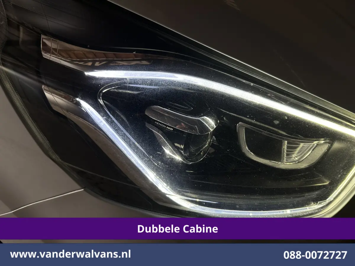 2.0 TDCI 131pk L2H1 Dubbele Cabine Euro6 Airco | 5-Zits | Xenon | Navigatie | Cruisecontrol | LED | 2800kg Trekhaak Stoelverwarming, Parkeersensoren, Achterklep