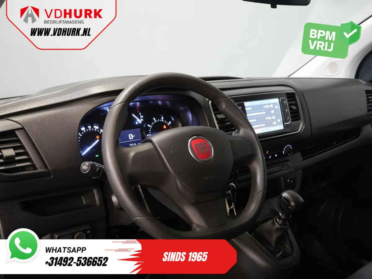 (Fiat Scudo) 2.0 MJ 145 pk DC Dubbel Cabine 6 Pers./ Camera/ Cruise/ PDC/ DAB/ Airco