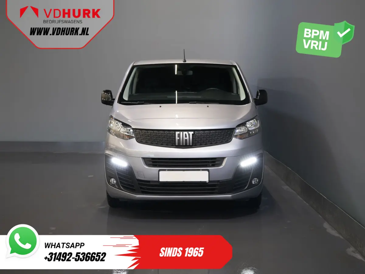 (Fiat Scudo) 2.0 MJ 145 pk DC Dubbel Cabine 6 Pers./ Camera/ Cruise/ PDC/ DAB/ Airco