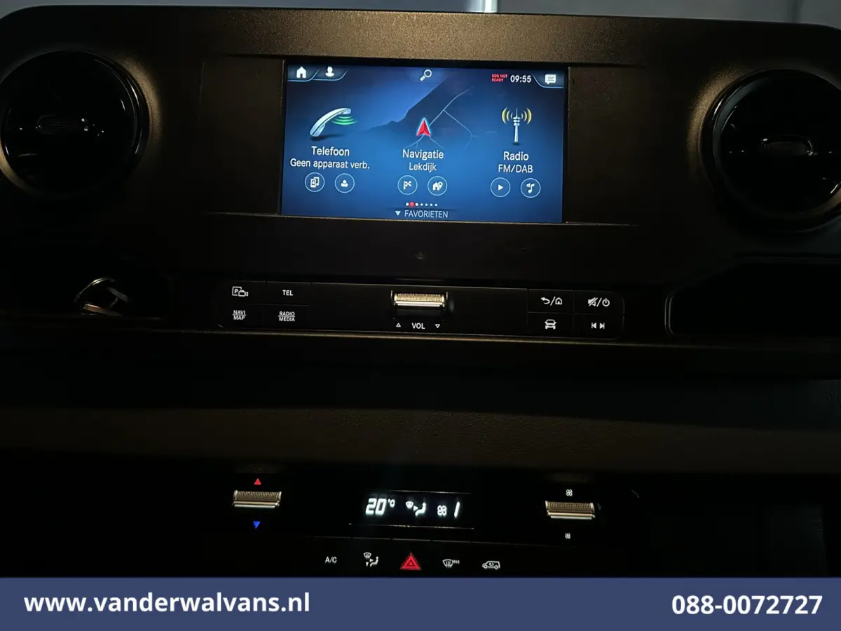 316 CDI 164pk L3H2 Euro6 Airco | Camera | Navigatie | Apple Carplay | Cruisecontrol | Stoelverwarming Android Auto, Chauffeursstoel, Parkeersensoren, Bijrijdersbank