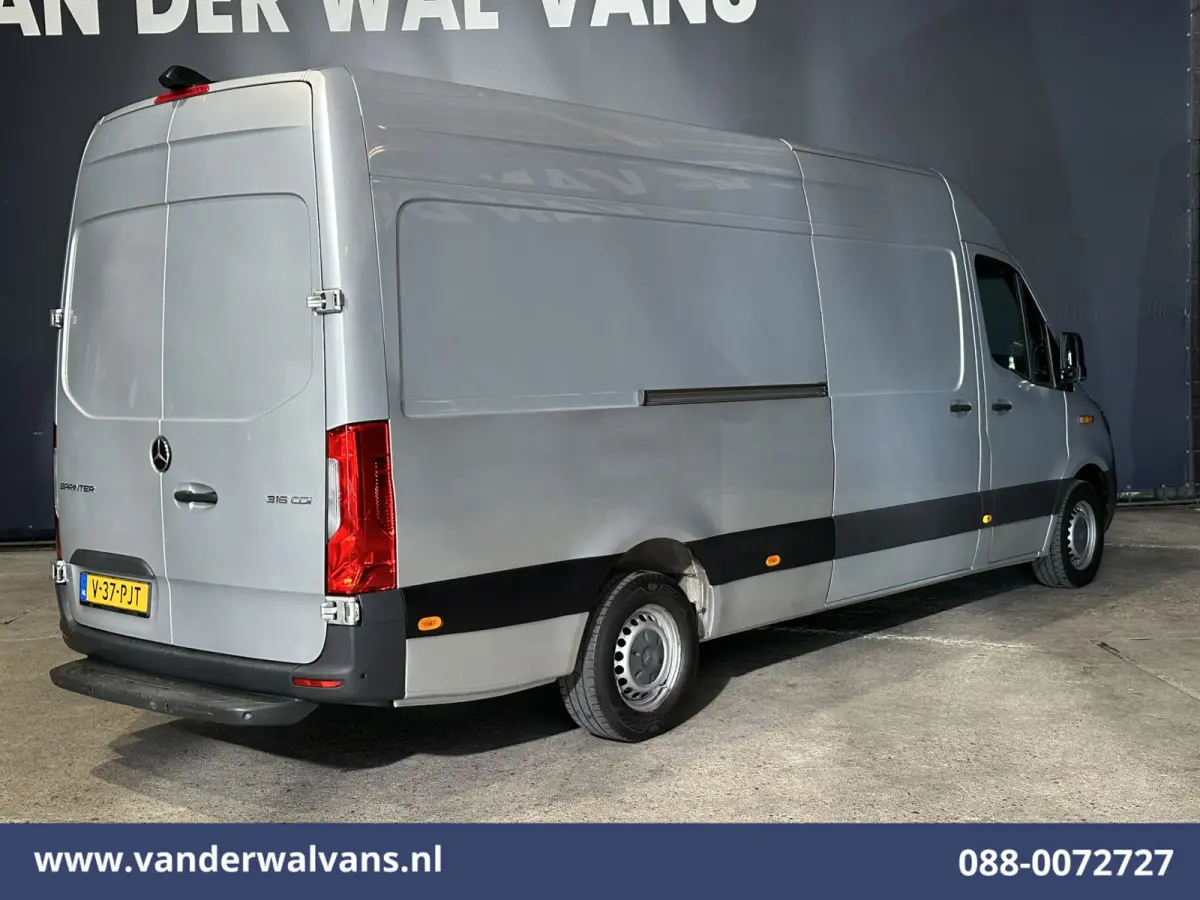316 CDI 164pk L3H2 Euro6 Airco | Camera | Navigatie | Apple Carplay | Cruisecontrol | Stoelverwarming Android Auto, Chauffeursstoel, Parkeersensoren, Bijrijdersbank