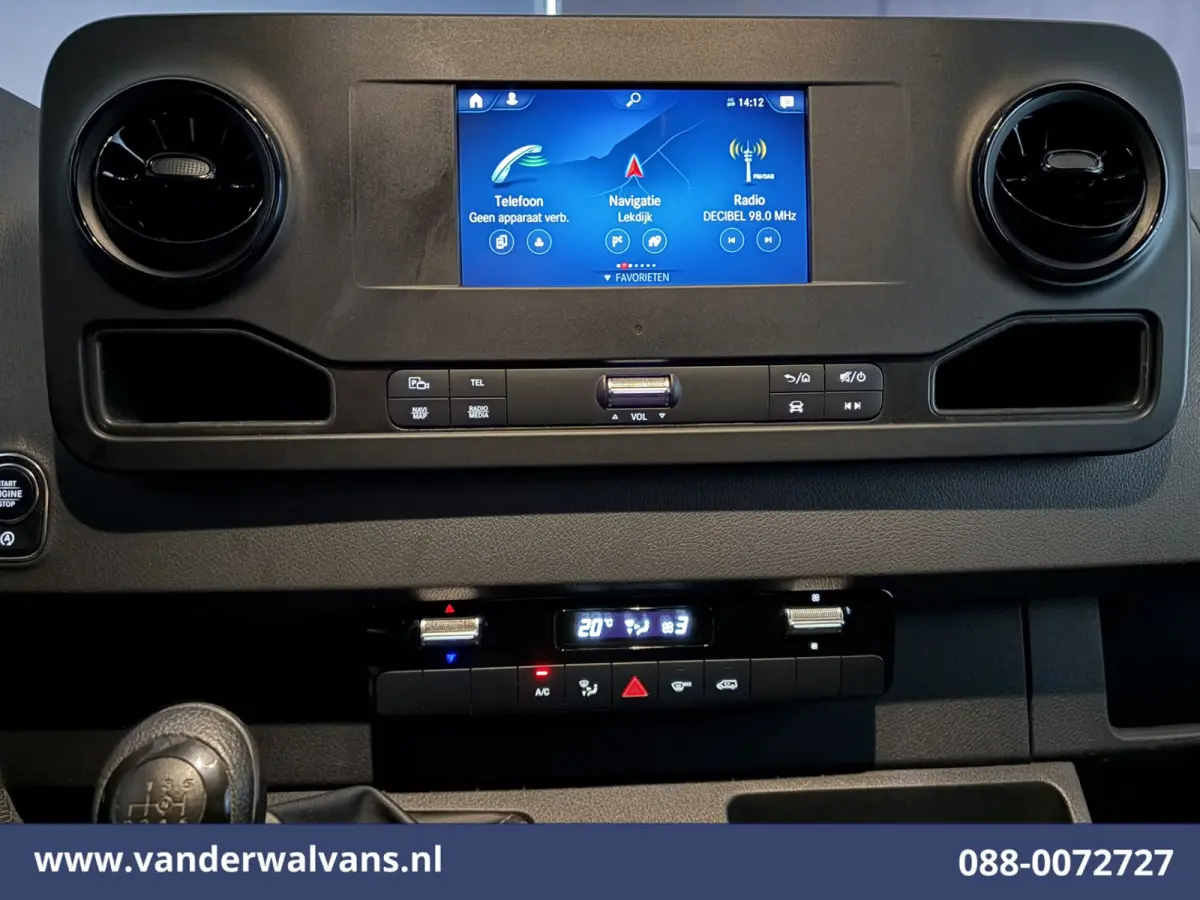 315 CDI 150pk L3H2 Euro6 Airco | 360 graden Camera | Navigatie | Apple Carplay | Cruisecontrol Android Auto, Chauffeursstoel, Stoelverwarming, Parkeersensoren, Bijrijdersbank