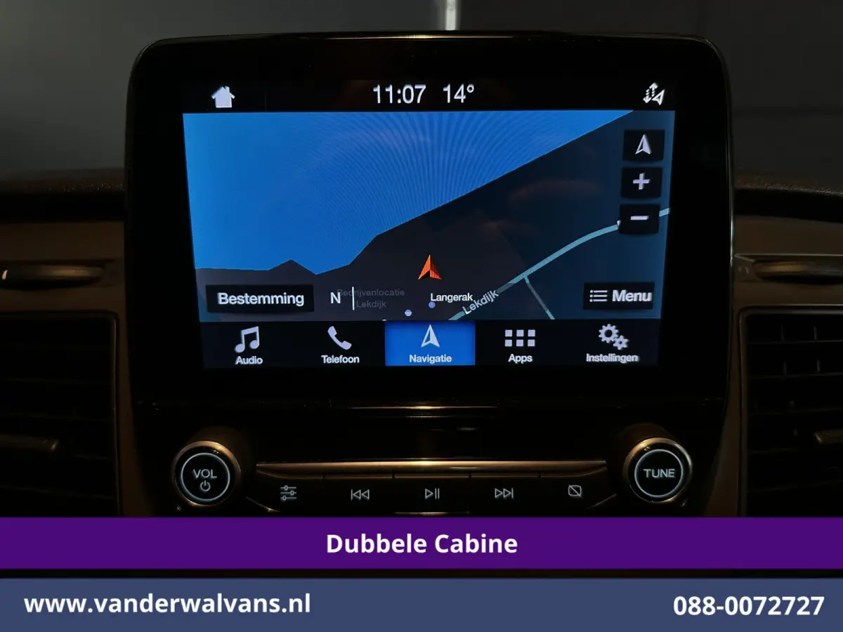 2.0 TDCI 131pk Automaat L2H1 Dubbele Cabine Euro6 Airco | 6-Zits | Camera | Navigatie | Apple Carplay Android Auto, Xenon, Cruisecontrol, Stoelverwarming, Verwarmde voorruit, Parkeersensoren