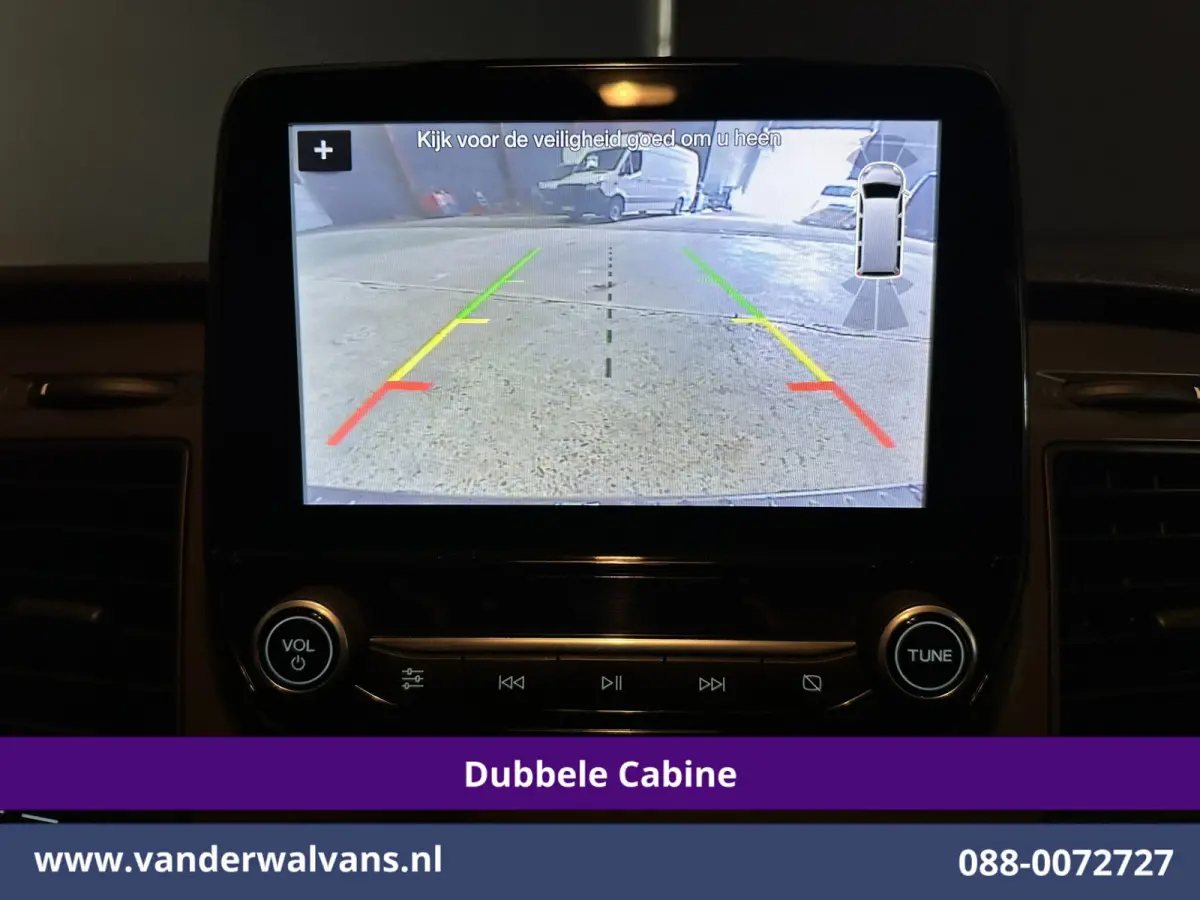 2.0 TDCI 131pk Automaat L2H1 Dubbele Cabine Euro6 Airco | 6-Zits | Camera | Navigatie | Apple Carplay Android Auto, Xenon, Cruisecontrol, Stoelverwarming, Verwarmde voorruit, Parkeersensoren