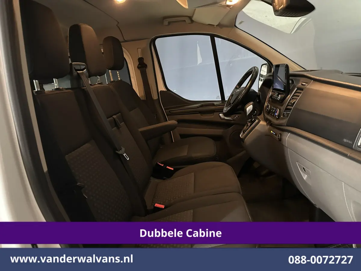 2.0 TDCI 131pk Automaat L2H1 Dubbele Cabine Euro6 Airco | 6-Zits | Camera | Navigatie | Apple Carplay Android Auto, Xenon, Cruisecontrol, Stoelverwarming, Verwarmde voorruit, Parkeersensoren