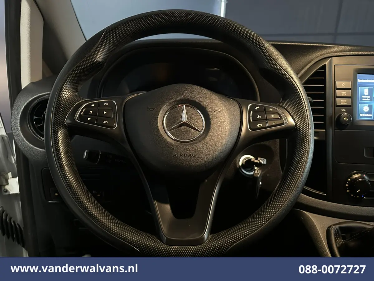 116 CDI 163pk L3H1 Euro6 Airco | Camera | Apple Carplay | Cruisecontrol | Bumper in de kleur Stoelverwarming, Android Auto, Bijrijdersbank
