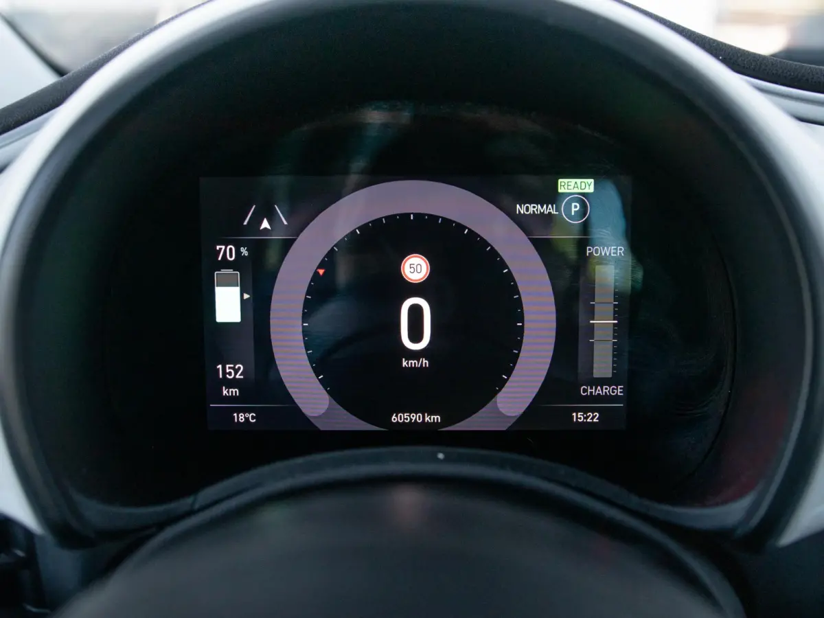 Icon 42 kWh l SOH 92,8% | Clima | Cruise | Camera | 17" | Priv. Glass | Schuif/Kanteldak | Winter Pack | BSM | Apple Carplay