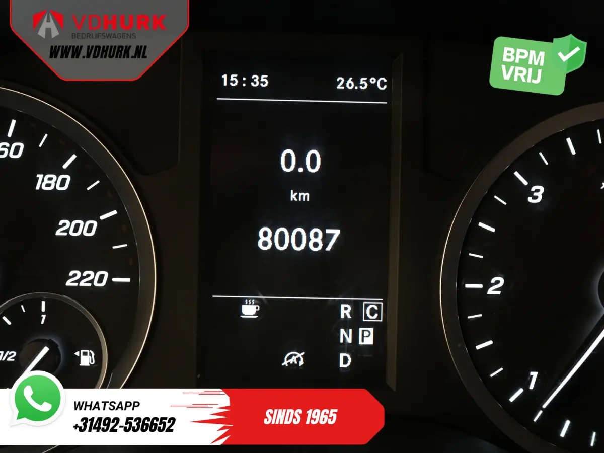 119 CDI Aut. XL L3 LED/ Standkachel/ Stoelverw./ Carplay/ Camera/ Trekhaak/ PDC/ Cruise