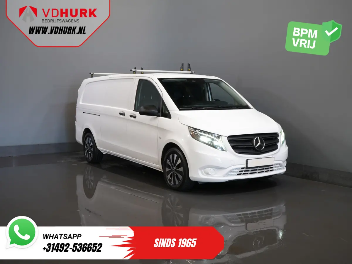 119 CDI Aut. XL L3 LED/ Standkachel/ Stoelverw./ Carplay/ Camera/ Trekhaak/ PDC/ Cruise