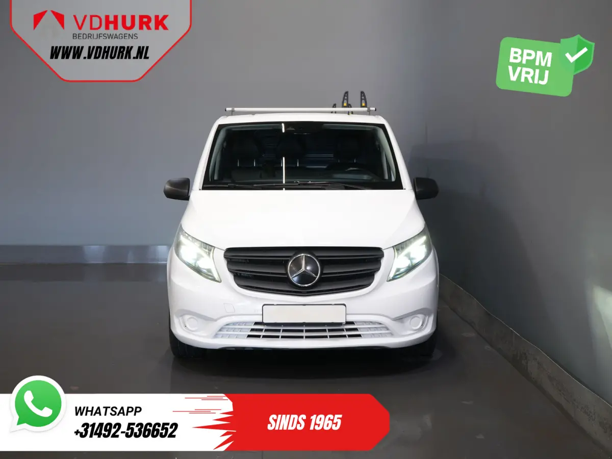 119 CDI Aut. XL L3 LED/ Standkachel/ Stoelverw./ Carplay/ Camera/ Trekhaak/ PDC/ Cruise