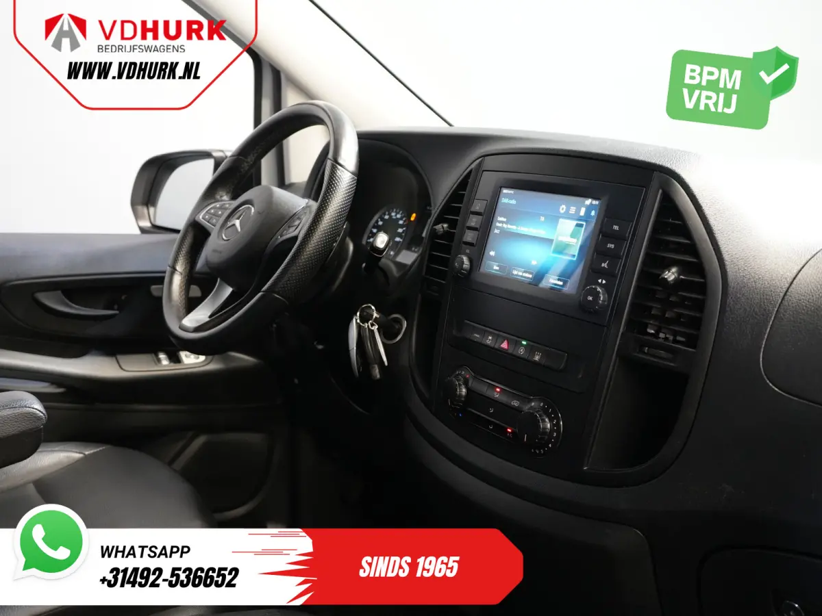 119 CDI Aut. XL L3 LED/ Standkachel/ Stoelverw./ Carplay/ Navi/ Camera/ PDC/ LMV/ Cruise/ Trekhaak/ Airco