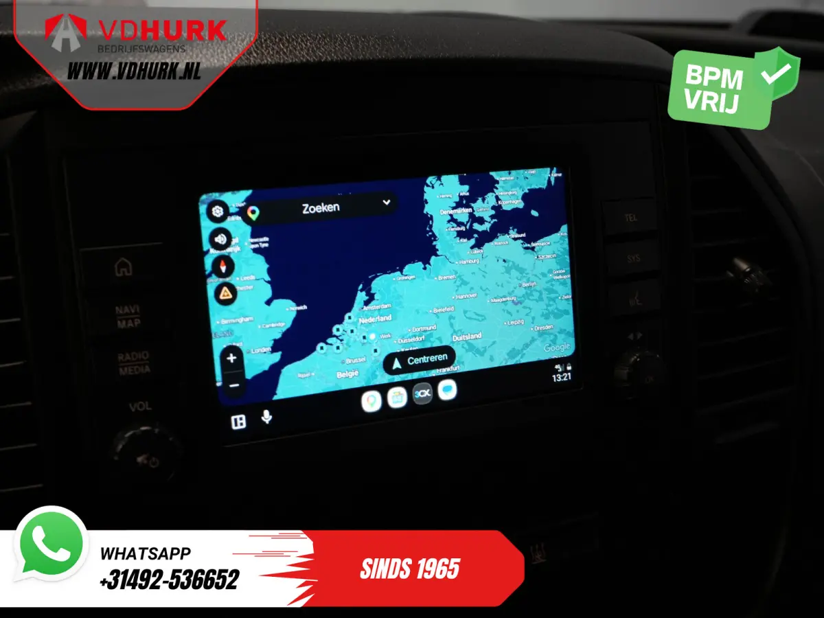 119 CDI Aut. XL L3 LED/ Standkachel/ Stoelverw./ Carplay/ Navi/ Camera/ PDC/ LMV/ Cruise/ Trekhaak/ Airco