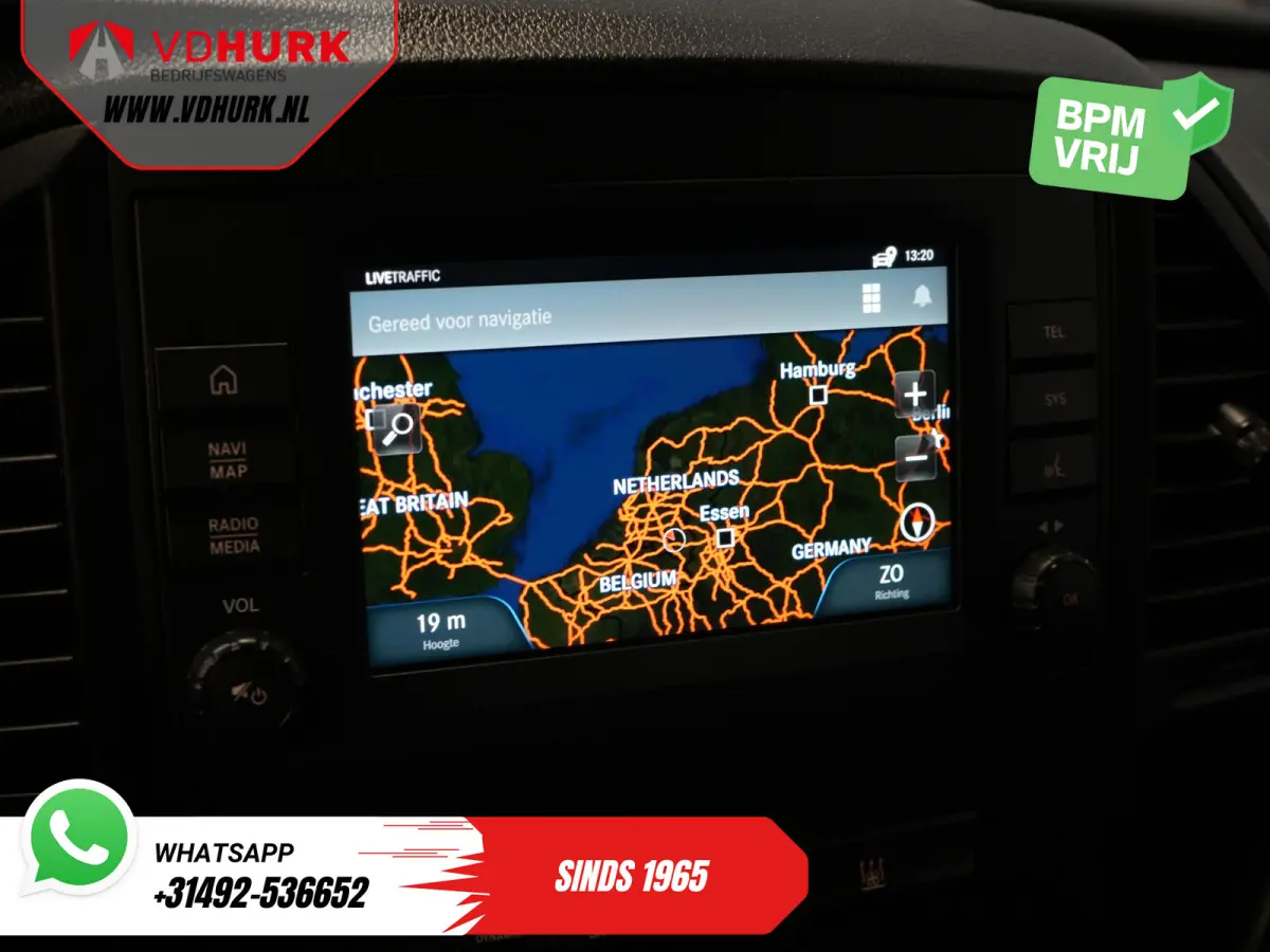 119 CDI Aut. XL L3 LED/ Standkachel/ Stoelverw./ Carplay/ Navi/ Camera/ PDC/ LMV/ Cruise/ Trekhaak/ Airco