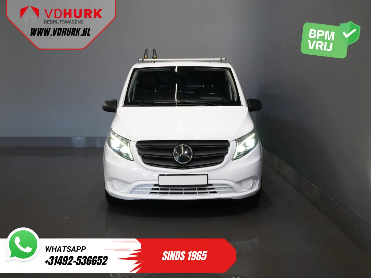 119 CDI Aut. XL L3 LED/ Standkachel/ Stoelverw./ Carplay/ Navi/ Camera/ PDC/ LMV/ Cruise/ Trekhaak/ Airco