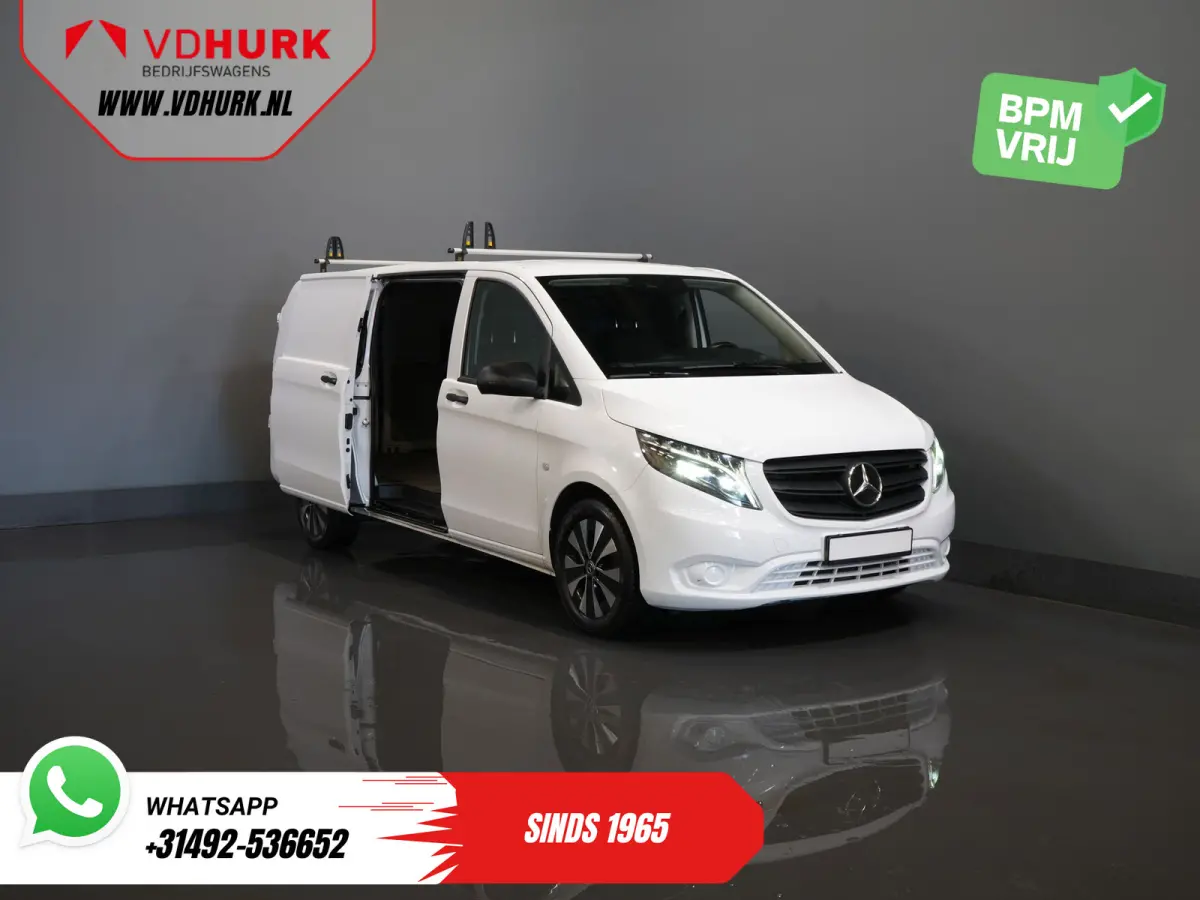 119 CDI Aut. XL L3 LED/ Standkachel/ Stoelverw./ Carplay/ Navi/ Camera/ PDC/ LMV/ Cruise/ Trekhaak/ Airco
