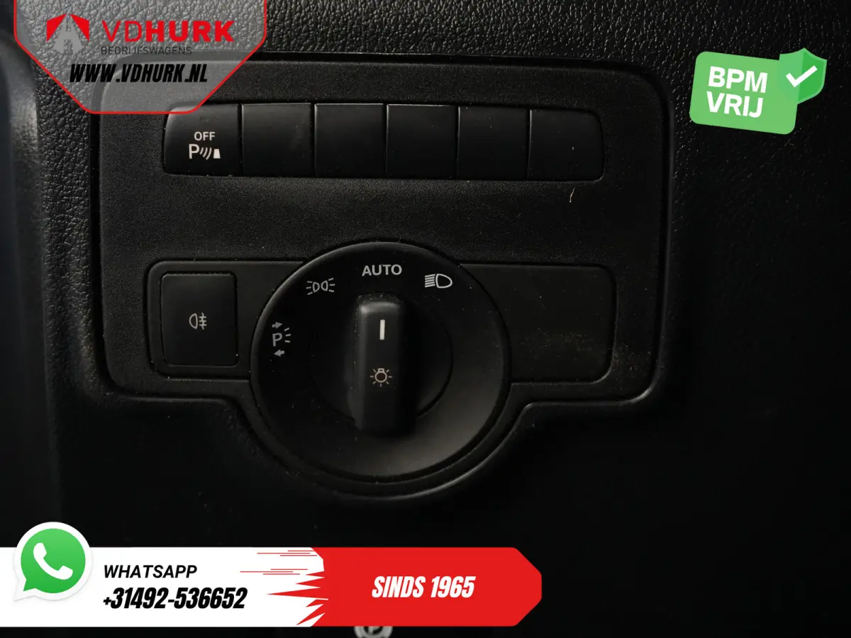 119 CDI Aut. XL L3 LED/ Standkachel/ Stoelverw./ Carplay/ Navi/ Camera/ PDC/ LMV/ Cruise/ Trekhaak/ Airco