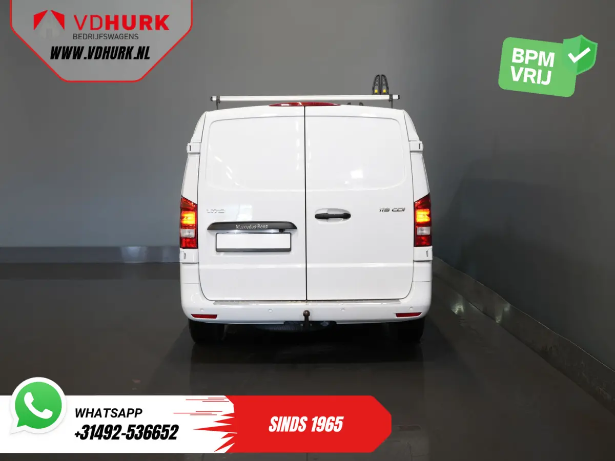 119 CDI Aut. XL L3 LED/ Standkachel/ Stoelverw./ Carplay/ Navi/ Camera/ PDC/ LMV/ Cruise/ Trekhaak/ Airco