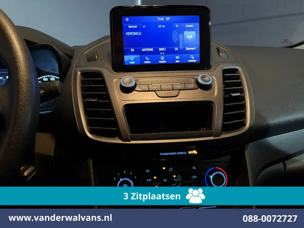 1.5 EcoBlue 120pk L2H1 Euro6 Airco | 3-Zits | Camera | Navigatie | Apple Carplay Stoelverwarming, Verwarmde voorruit, Parkeersensoren, Bijrijdersbank, 1500kg trekvermogen