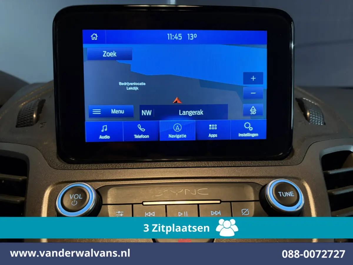 1.5 EcoBlue 120pk L2H1 Euro6 Airco | 3-Zits | Camera | Navigatie | Apple Carplay Stoelverwarming, Verwarmde voorruit, Parkeersensoren, Bijrijdersbank, 1500kg trekvermogen