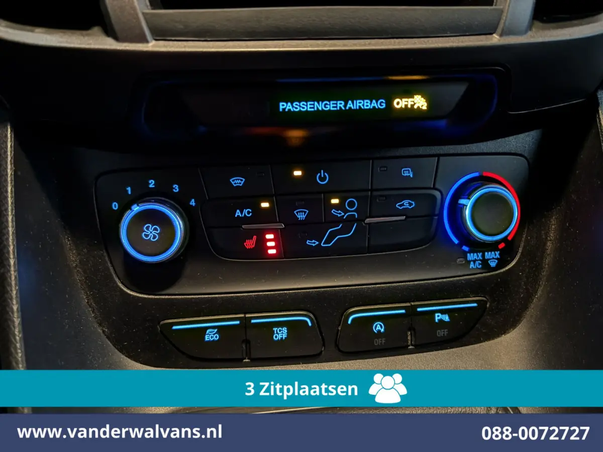 1.5 EcoBlue 120pk L2H1 Euro6 Airco | 3-Zits | Camera | Navigatie | Apple Carplay Stoelverwarming, Verwarmde voorruit, Parkeersensoren, Bijrijdersbank, 1500kg trekvermogen