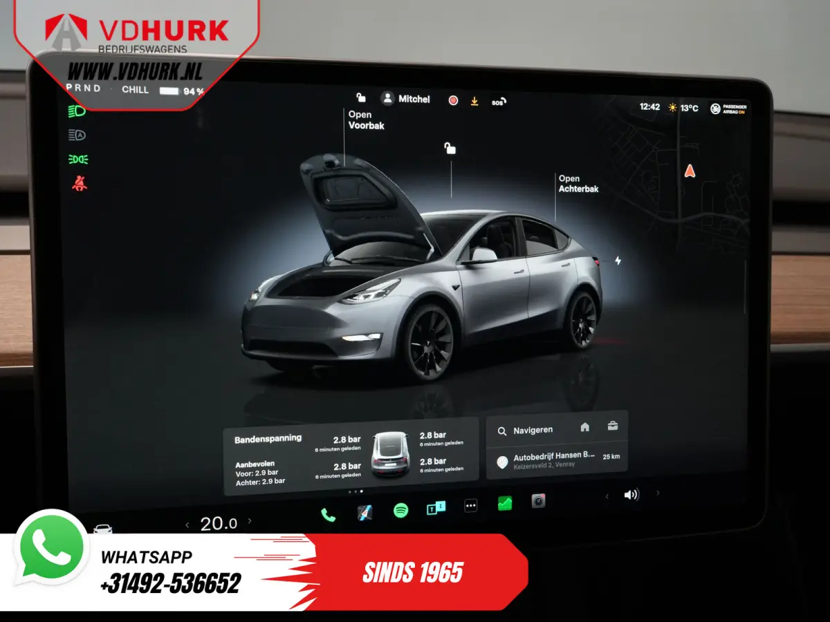455 Km WLTP (DEMO) Pano/ Memory/ Elek.klep/ Stoelverw./ Navi/ 360 Camera/ Climate/ 20” LMV