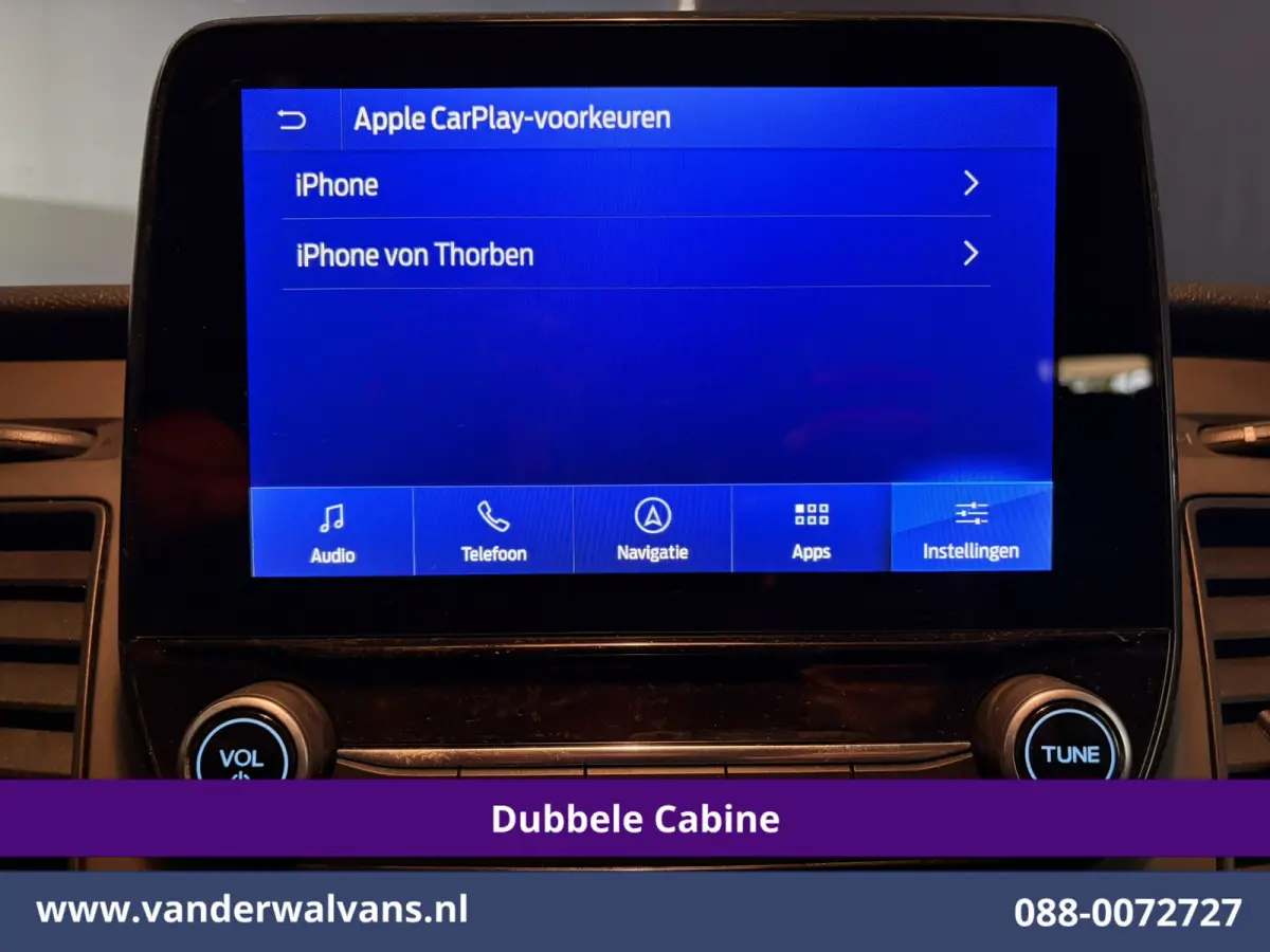 2.0 TDCI 130pk L2H1 Dubbele Cabine Euro6 Airco | 6-Zits | Camera | Apple Carplay | Cruisecontrol Android Auto, Stoelverwarming, Parkeersensoren, Achterklep