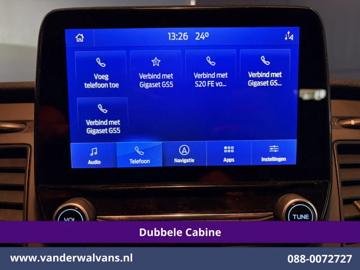 2.0 TDCI 130pk L2H1 Dubbele Cabine Euro6 Airco | 6-Zits | Camera | Apple Carplay | Cruisecontrol Android Auto, Stoelverwarming, Parkeersensoren, Achterklep