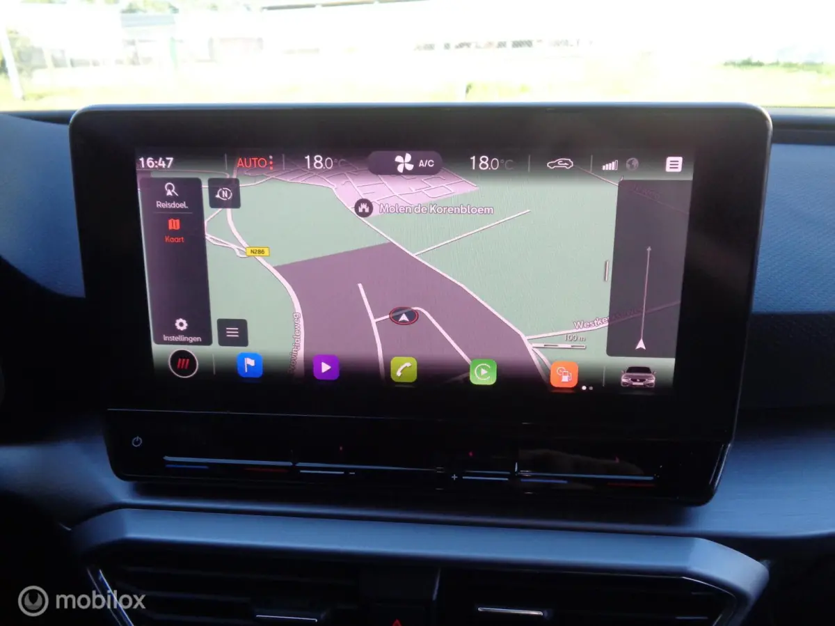 1.0 TSI FR 81kw Airco/LM velgen/FULL LED/Dig dash/Sfeer pak/Navigatie/Apple carplay/Zwarte hemel/PDC/1 st eig