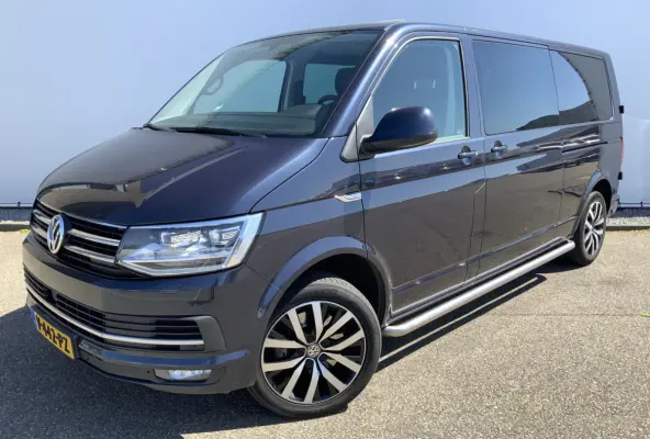 2.0 TDI L2H1 DC Highline Automaat Dub Cab Airco Navi Cruise Camera 5 Zits Trekhaak 2500 kg Alu Velg Euro 6 ,Zonne Dak