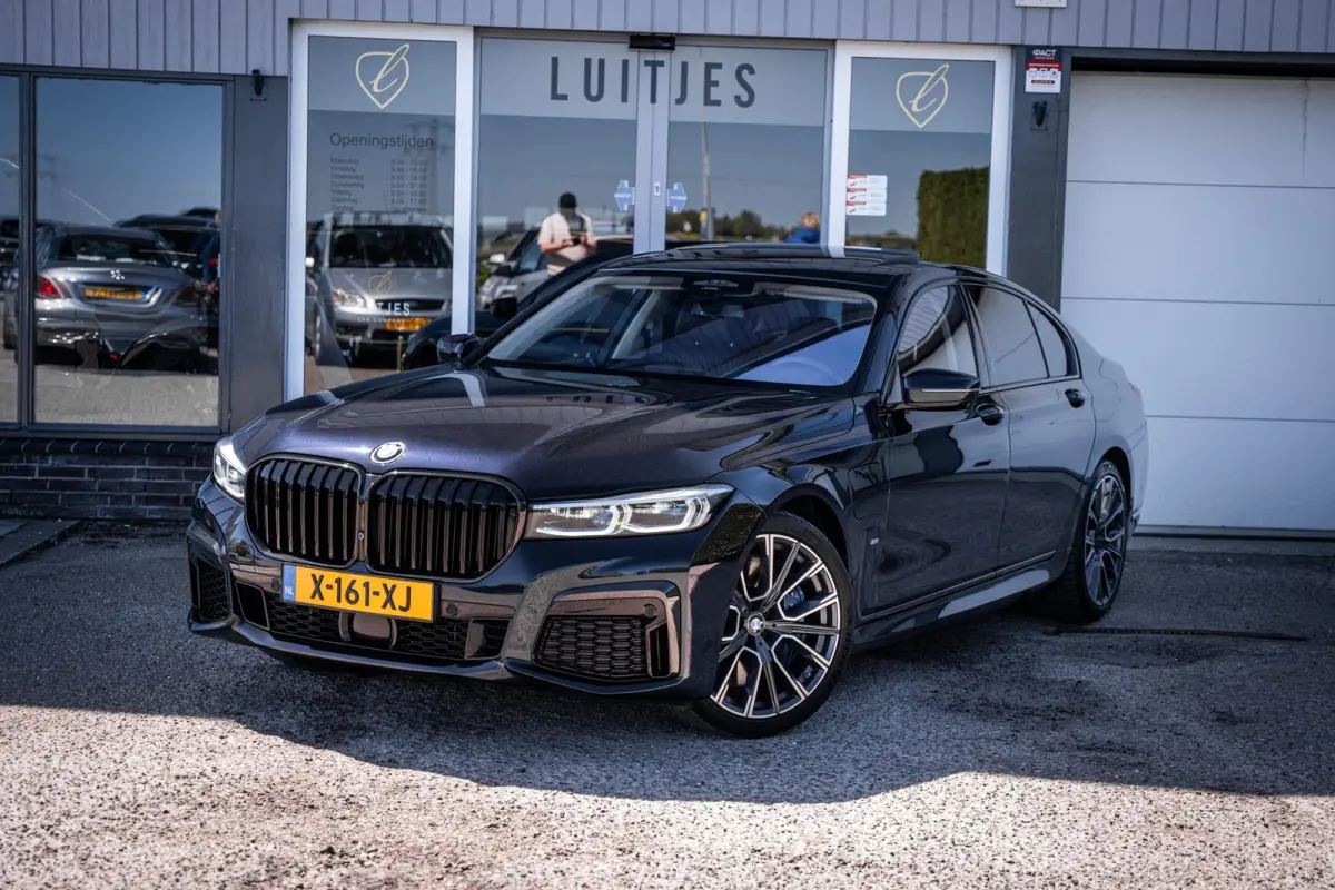 745e High Executive M-sport |Pano|Laser|Luchtvering|H&K|Achterwiel-besturing|Massage|CarbonSchwarz|Memory|ACC|HuD|Dealer-onderhouden