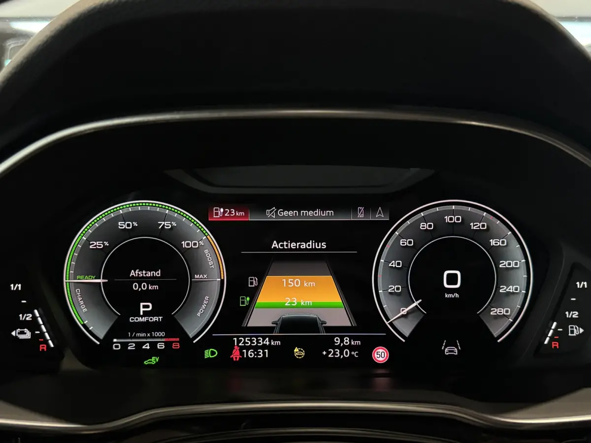 45 TFSI e S-line | 20 inch | LED | Carplay | Dodehoek | Alcantara | Virtual | Stoelverwarming | ACC | 1e eig.