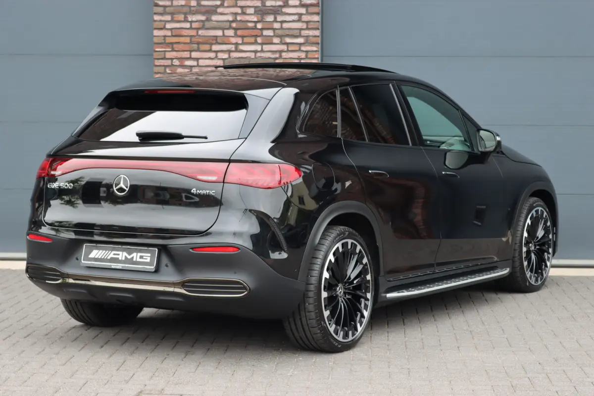 500 4MATIC AMG Line 91 kWh | 61.000,- ex BTW | Luchtvering | Hyperscreen | Achterasbesturing | Distronic+ | Massage | Nappa Leder | HUD | Stoelventilatie | Trekhaak | Memory | Verwarmd Stuur