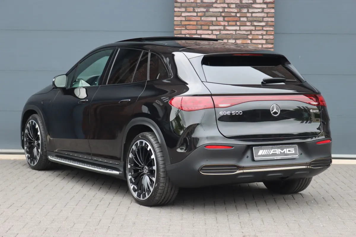 500 4MATIC AMG Line 91 kWh | 61.000,- ex BTW | Luchtvering | Hyperscreen | Achterasbesturing | Distronic+ | Massage | Nappa Leder | HUD | Stoelventilatie | Trekhaak | Memory | Verwarmd Stuur