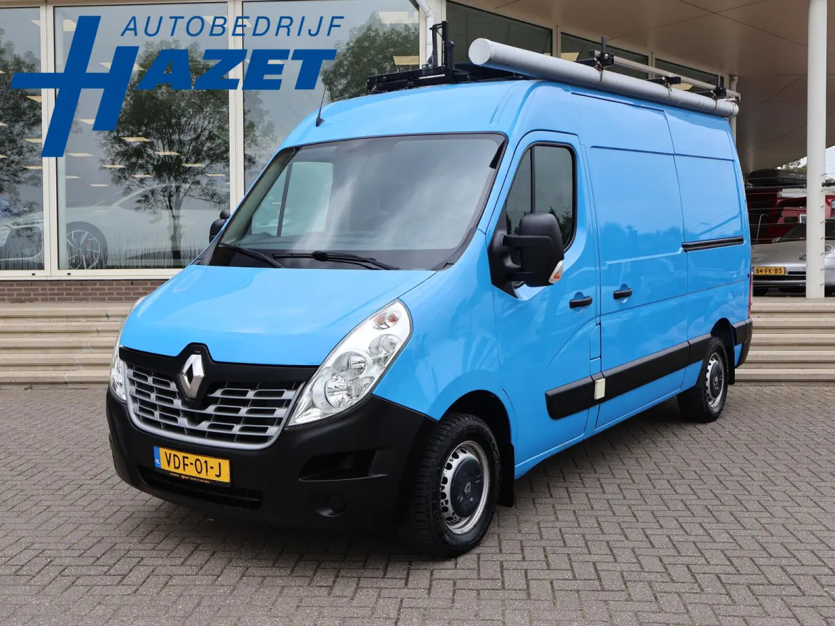 T35 2.3 DCI 130 PK L2H2 + 2 SCHUIFDEUREN | 220V OMVORMER | WP INRICHTING | TREKHAAK 2500 KG