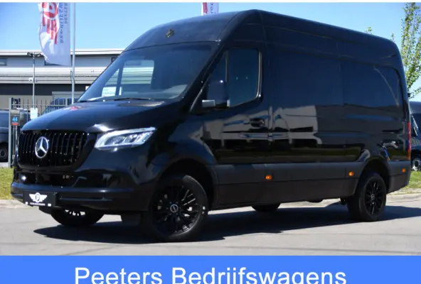 319 1.9 CDI L2H2 RWD Black Edition Camera, Cruise, Carplay, LED, 190pk, Multimedia, Automaat, Geveerde stoel, Sensoren, Trekhaak, Uniek!