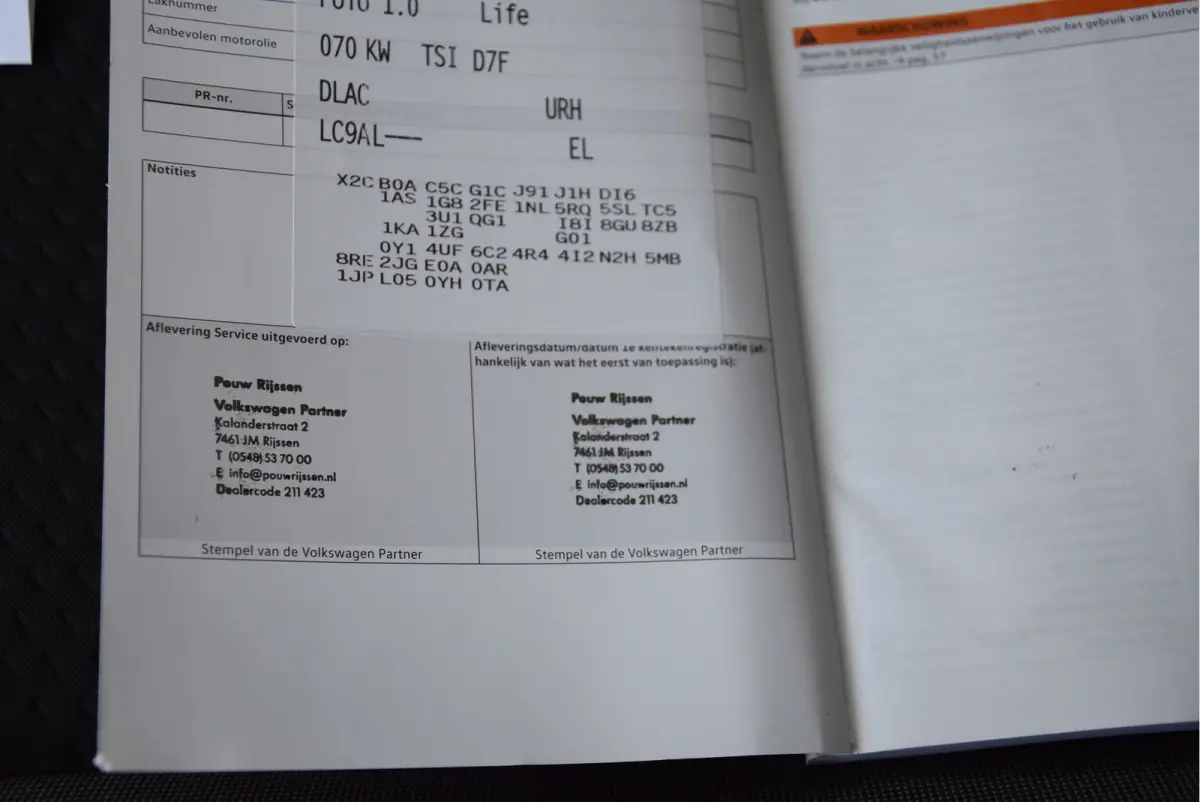 1.0 TSI Life automaat DSG ECC PDC NAP 1e eigenaar