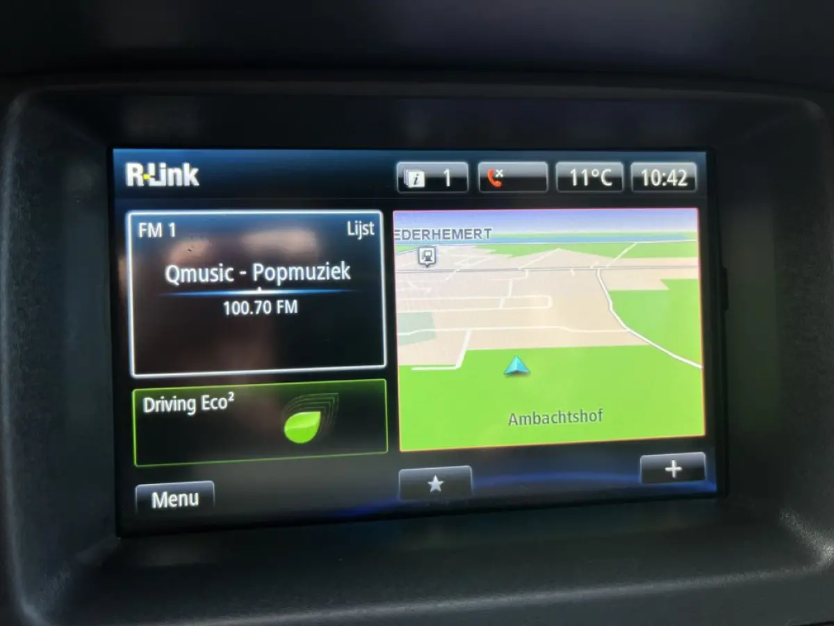 1.5 Blue dCi E6 R-link Lease €134 p/m Airco, Navi, PDC, Trekhaak, 2x schuifdeur onderhoudshistorie aanwezig