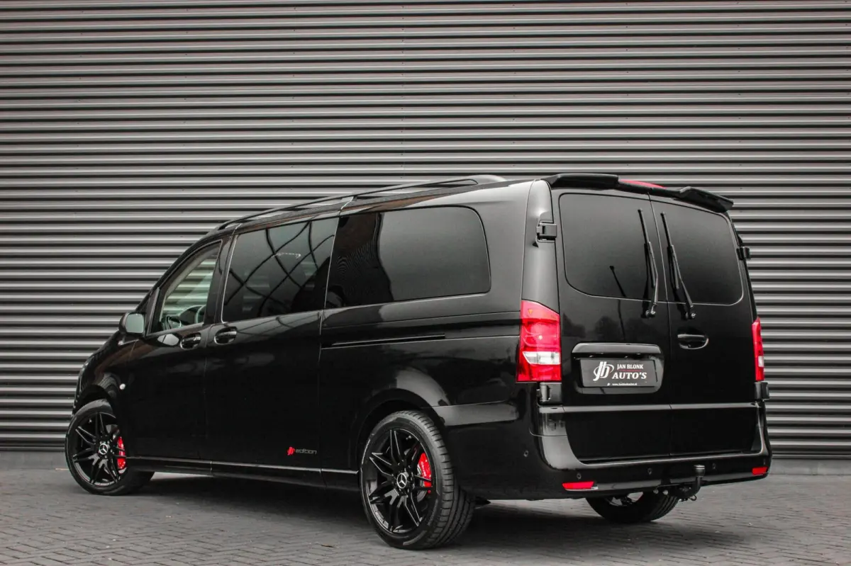 119 CDI L3 SPORT DUBBEL CABINE / DC / BPM VRIJ / FULL BLACK / 2X SCHUIFDEUREN / AMG / VERLAAGD / APPLE CARPLAY