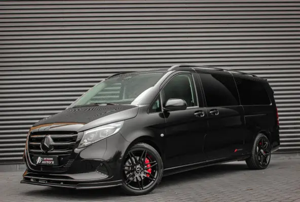 119 CDI L3 SPORT DUBBEL CABINE / DC / BPM VRIJ / FULL BLACK / 2X SCHUIFDEUREN / AMG / VERLAAGD / APPLE CARPLAY