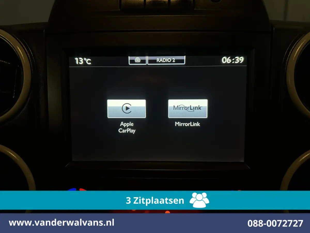 1.6 BlueHDI L1H1 Euro6 Airco | 3-Zits | Apple Carplay | Cruisecontrol | Imperiaal Trekhaak, Parkeersensoren, Bijrijdersbank, Zijdeur