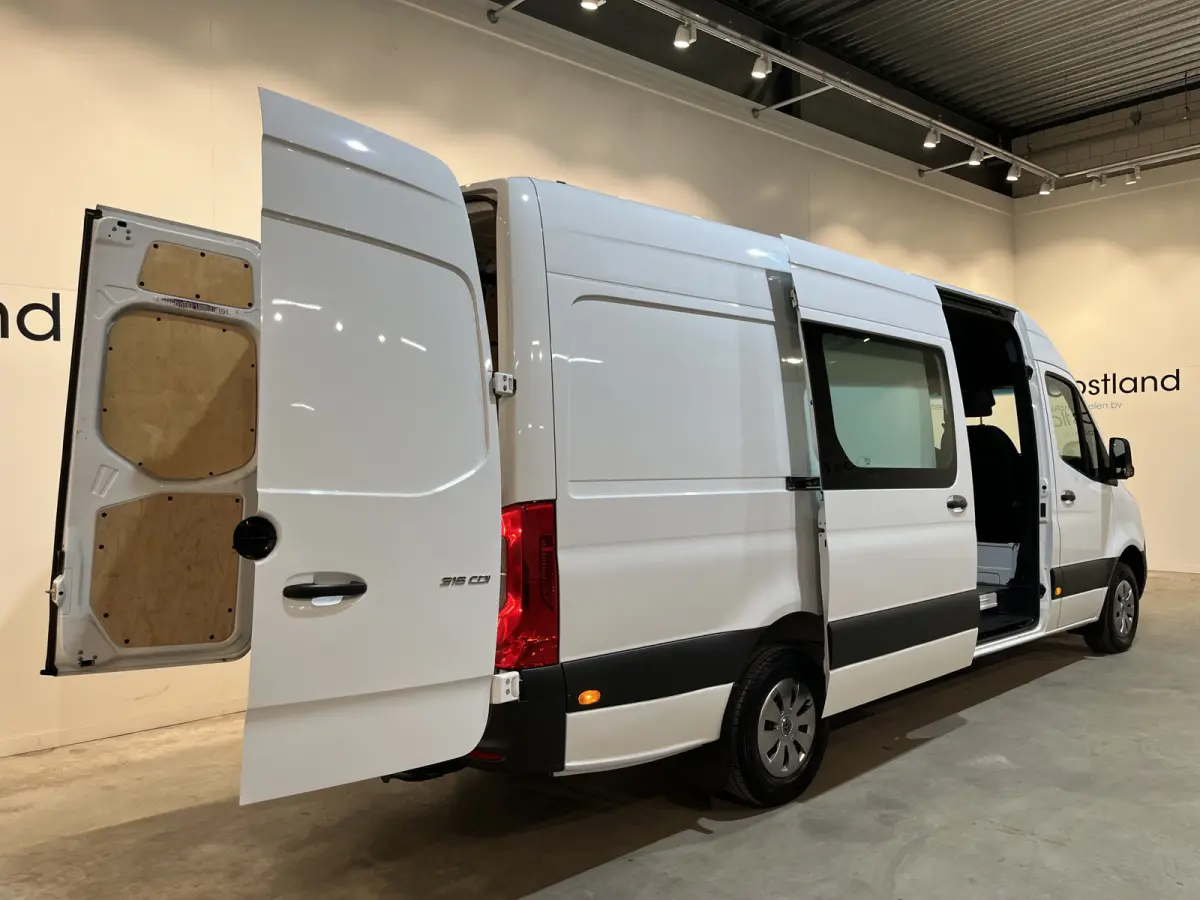 316 CDI L3H2 RWD DC 5 pers. / Trekhaak 3.500 KG / Airco / Cruise Control / CarPlay / Camera / Navigatie / 63.500 KM !!
