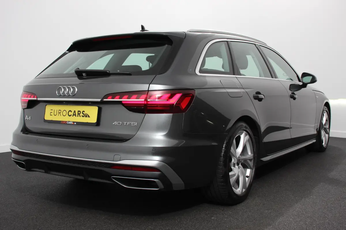 40 TFSI 204 pk S-tronic S Line Plus Navigatie Adaptive Cruise Control Parkeersensoren Lane Assist Elektrische achterklep Stoelverwarming Ledverlichting Virtual Cockpit Climatronic
