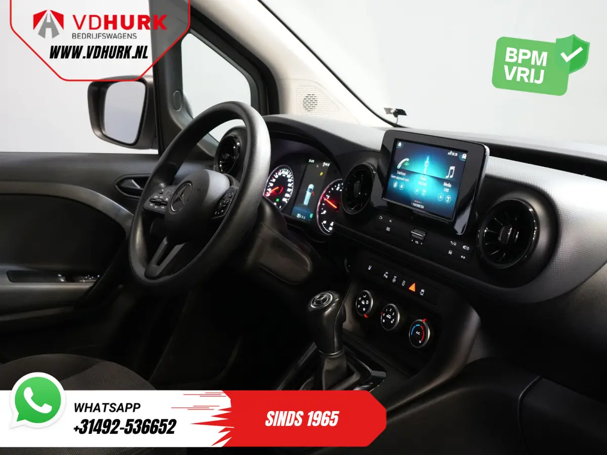 110 CDI L2 Aut. 3Pers./ Stoelverw./ Carplay/ Camera/ Cruise/ Airco/ Trekhaak/ PDC