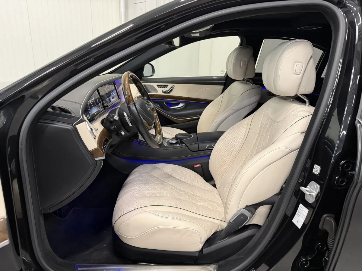 500 4Matic Prestige Plus PANO/BURMESTER/NAPPA-LEER/SOFT-CLOSE/360CAMERA/VENTILATIE/LUCHTVERING/SFEER/DISTRONIC/ALCANTARA-HEMEL/OBSIDIANSCHWARZ/VOLLEDIG MERCEDES DEALER HISTORIE