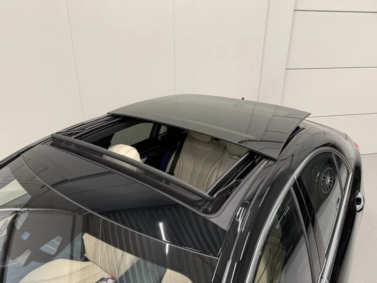 500 4Matic Prestige Plus PANO/BURMESTER/NAPPA-LEER/SOFT-CLOSE/360CAMERA/VENTILATIE/LUCHTVERING/SFEER/DISTRONIC/ALCANTARA-HEMEL/OBSIDIANSCHWARZ/VOLLEDIG MERCEDES DEALER HISTORIE