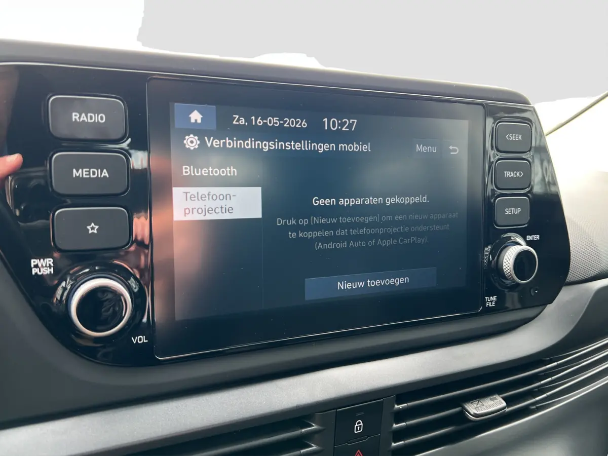 1.0 T-GDI 100pk Comfort | Airco | Camera | Carplay | Cruise control | Dodehoek detectie | Navigatie | Parkeersensoren | Digitaal cockpit | Lichtmetalen velgen